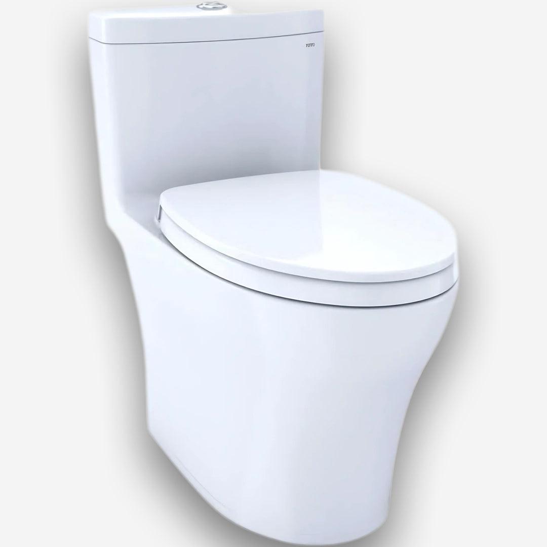 TOTO Aquia IV One-Piece Toilet - 1.28/0.9 GPF - Elongated - Universal Height - WASHLET+ - Eunoia 