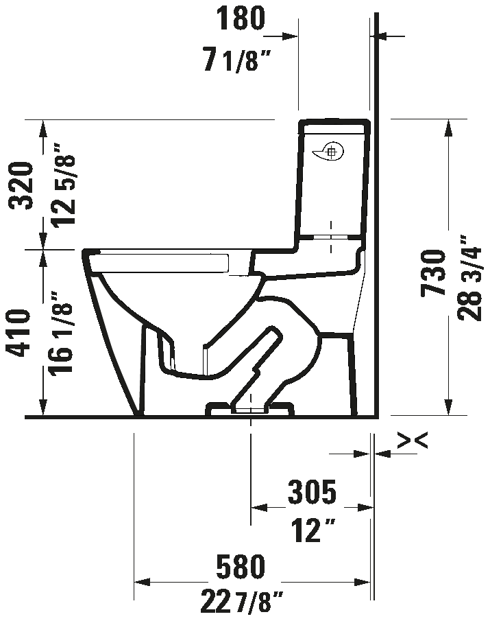 Duravit D-Neo One-Piece Toilet Single Flush - Eunoia 