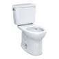 TOTO Drake® Two-piece Toilet - 1.28 GPF - Round - Universal Height - Eunoia 